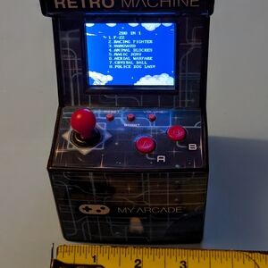 Arcade Retro Machine - Black with Red Controls